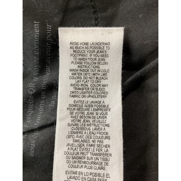 Frame The 1978 Black Cotton Denim Jean Size 27 - Picture 5 of 6